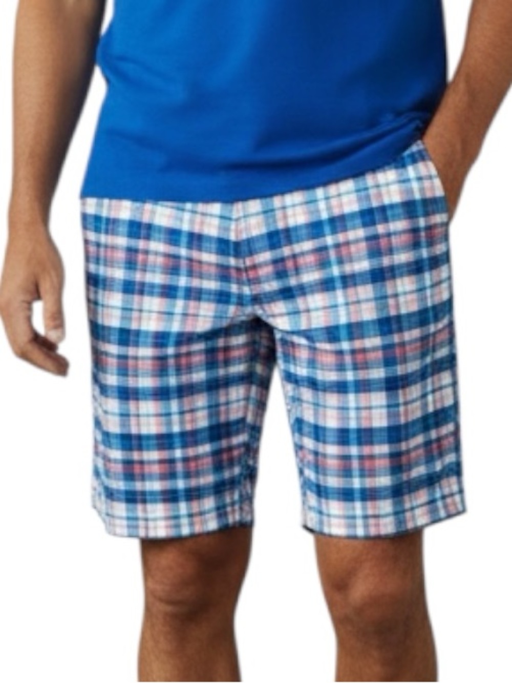 Jack Nicklaus Shorts Blue Plaid Men’s Size 34